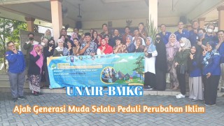 UNAIR-BMKG Ajak Generasi Muda Selalu Peduli Perubahan Iklim