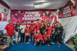 Bulan Bung Karno, PDIP Surabaya Dirikan Posko Ganjar Presiden di Kampung-Kampung