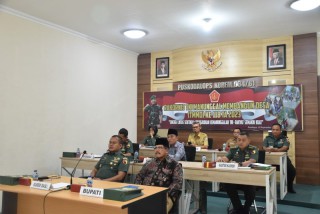 Kepala Staf Korem 084/Bhaskara Jaya Mengikuti Rakornis TMMD ke-118 TA. 2023