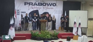 Relawan We Are Prabowo Deklarasi Menangkan Prabowo-Gibran