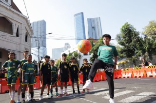 Pemkot Surabaya Gelar Street Soccer di CFD Tunjungan dan Darmo Jelang Piala Dunia U-17