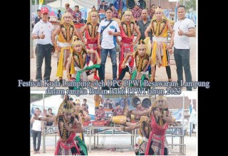 Hari Ketiga Festival Kuda Lumping, PPWI Pesawaran Tampilkan Dua Grup Kesenian Kuda Lumping