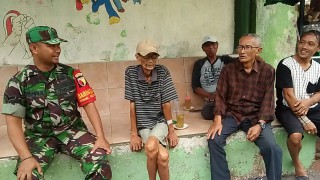 Komsos Babinsa, Eratkan Silaturahmi Warga Binaan