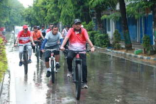 Dandim 0827/Sumenep Ikut Gowes Santai Bareng Bupati