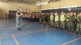 Selaku Dansubsatgas Obyek, Dandim Lakukan Pengecekan Personel Pengamanan dan Meninjau Obyek Kunjungan