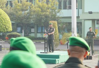 Korem 084/Bhaskara Jaya Gelar Upacara Peringatan Hari Juang TNI AD Ke-78 Tahun 2023