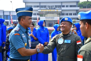 Wadan Puspenerbal Hadiri Upacara Pemberangkatan Satgas MTF TNl Konga XXVIII - 0 Unifil