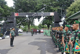 Pangdam Lakukan Kunjungan Kerja di Markas Pasukan Sriti
