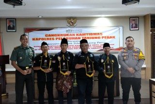Cangkrukan Kamtibmas Bersama Perguruan Pencak Silat