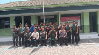 Kunjungan Kerja Kasrem 084/BJ ke Koramil Jajaran Kodim 0817/Gresik