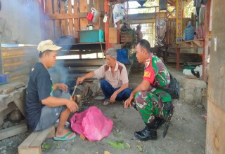 Komsos Babinsa Driyorejo, Kuatkan Silaturahmi Bersama Masyarakat Binaan
