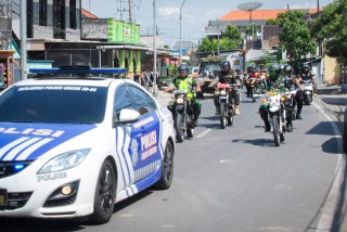 Patroli Gabungan Skala Besar Anggota Kodim-Polres-Satpol PP Kabupaten Gresik