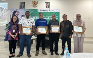 BPJamsostek Juanda Gelar Gathering Badan Usaha Jasa Konstruksi di RS Ubaya