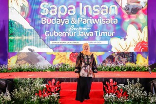 Gubernur Jawa Timur Khofifah Indar Parawansa Menghadiri Sapa Insan Kebudayaan dan Pariwisata