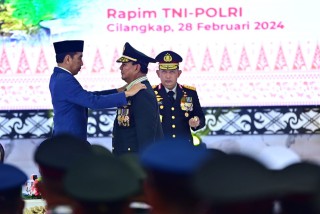 Dibuka Presiden Rl, Komandan Puspenerbal Ikuti Rapat Pimpinan TNI-Polri Tahun 2024