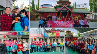 PMTS Bagi Sembako dan Angpao untuk Tionghoa Pra Sejahtera