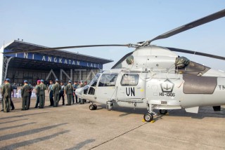 Setelah 425 Hari Jalankan Misi, Heli AS 565 Mbe HS1306 Kembali ke Pangkalan