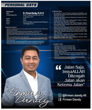 Berjuang dari Bawah, Sosok Dr Firman Dandy Terbukti Hadir untuk Kemajuan Olahraga Aceh Timur