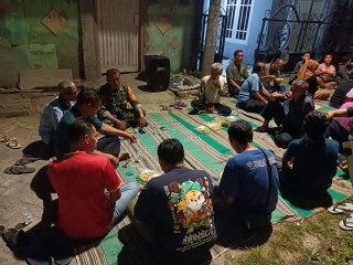 Sambut Bulan Suci Ramadhan, Babinsa Babat Jerawat Tasyakuran Bersama Warga Binaan