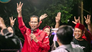 Partai Berlambang Banteng Raih 11 Kursi di DPRD Kota Surabaya, PDIP Surabaya Hattrick Menang Pemilu
