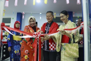 Konjen Jepang Turut Resmikan Laboratorium Bahasa Jepang Hibah Grassroots Kebudayaan