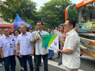 BPJS Ketenagakerjaan Lindungi Seluruh Sopir & Awak Bus Mudik Gratis Pemprov Jatim