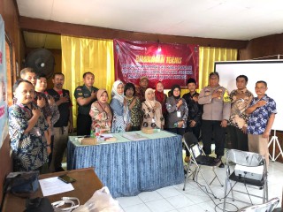Babinsa Romokalisari Hadiri Pelantikan Petugas Pantarlih Pilkada Serentak Tahun 2024