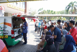 Bersama Samsat Sidoarjo Kota dan Bapenda, Primkopal Juanda Fasilitasi Pemutihan Pajak Kendaraan