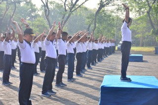 Komandan Puspenerbal Kembali Ingatkan Personelnya Tentang Disiplin Pola Hidup Sehat