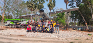 Monument Nomad Hibah TNl AL di Tuban Telah Terpasang, Percantik Taman Kota