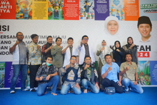 Pasca Debat Tema Kesehatan, Relawan Jatim Sehat Deklarasi Dukungan untuk Khofifah Emil