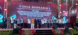 Doa Lintas Agama di Dyandra: KPU Jatim Mantapkan Langkah Menuju Pemilu Damai 2024