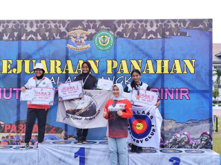 Tim Panahan Puspenerbal Fast Rajawali Archery Sabet Lima Medali di Kejuaraan Panahan Piala Dankormar