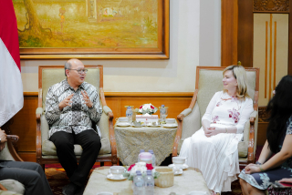 Dukung Training Khusus Bagi Penyandang Autisme, Pj Sekdaprov Terima Audiensi CEO AAWA