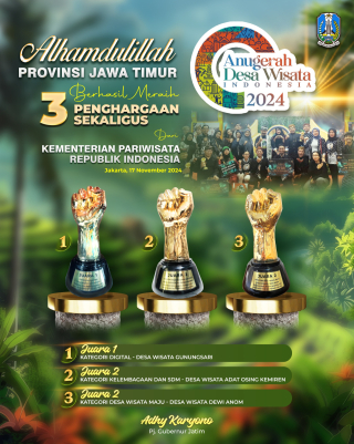 Prestasi Gemilang, Tiga Desa Wisata Jatim Raih Juara di ADWI 2024