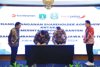 Kolaborasi Bank Jatim dan Bank Banten, Kunci Peningkatan Pembangunan Ekonomi Daerah