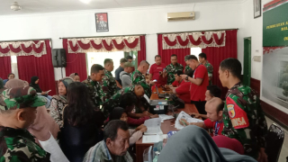 Kodim Se-Surabaya Selenggarakan Pembuatan Akta Kelahiran dan IKD Gratis Dalam Rangka Peringatan HJK