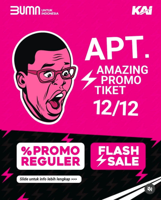 Tiket Kereta Mulai Rp99.000, Jangan Lewatkan Promo 12.12 KAI