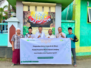PT Pegadaian Serahkan Sistem Air Bersih ke Pondok Manarul Quran, Lumajang