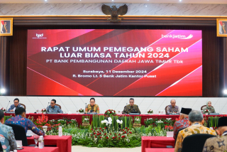 Inovasi Perbankan di Timur Indonesia, Bank Jatim Inisiasi KUB di RUPS Luar Biasa