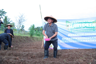 Tingkatkan Swasembada Pangan, Mendes PDT Yandri Dorong Desa Maksimalkan Lahan