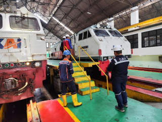 Pastikan Keselamatan & Kenyamanan! BTP Kelas 1 Surabaya Lakukan Rampcheck Jelang Lebaran