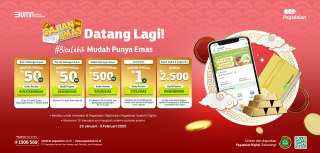 Pegadaian Luncurkan Promo Gajian Emas: Investasi Emas Jadi Lebih Mudah