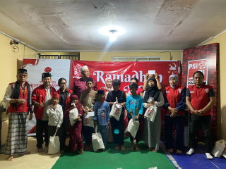 Ramadhan, PSI Surabaya Gelar Bukber, Santunan Anak Yatim dan Bagikan Ratusan Takjil