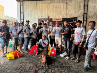 Jurnalis KOMPAK Kurban Dua Sapi dan Tiga Kambing di Surabaya Idul Adha 2025