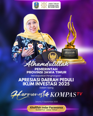 Investasi Jatim Melesat, Gubernur Khofifah Sebut Berkat Kerja Bersama
