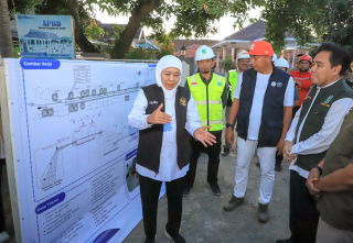 Gubernur Khofifah Targetkan Rampung Sebelum Penyelesaian Exit Tol Besuki