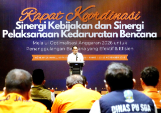 Sekdaprov Jatim Ajak Seluruh Daerah Perkuat Sinergi dan Optimalkan Tata Kelola Anggaran Hadapi Bencana