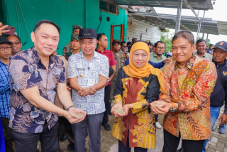 Gubernur Khofifah Lepas Ekspor 10 Ton Kopi Specialty dan Fine Robusta Java Ijen Raung ke Taiwan