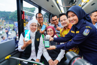 Perlu Akses Transportasi Publik, Gubernur Khofifah Resmikan Trans Jatim Koridor 1 Malang Raya